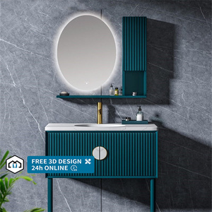 George Group Luxury Modern Square Bathroom Vanity Combo