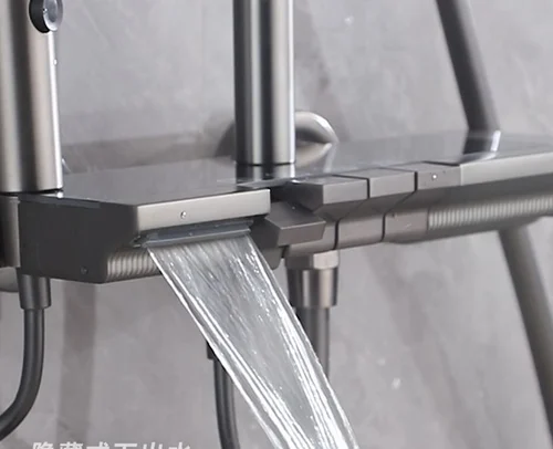 Brass Square Shower Set hand shower view