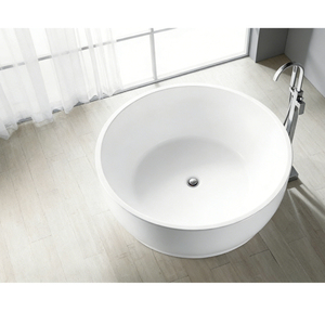 Modern Freestanding Acrylic Soaking Bathtub Whirlpool