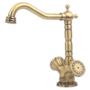 360 Degree Swivel Spout Modern Single-Handle Brass Faucet