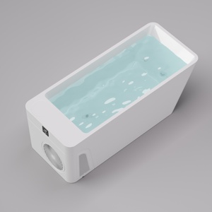 Ambohr Freestanding Cold Plunge Chiller All-in-One Acrylic Bathtub