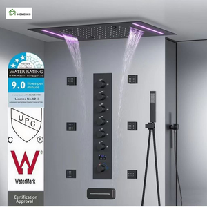 Luxury LED Full Body Smart Thermostatic Rainfall System