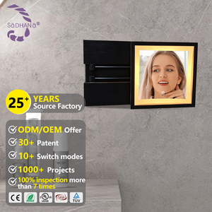 Smart LED Square Mirror with Anti-fog Backlit Dimmable
