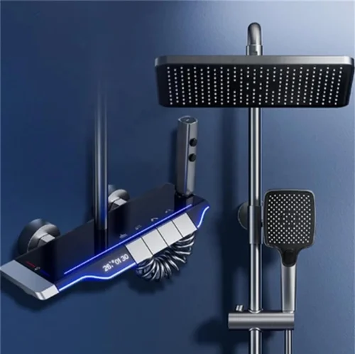 Digital 4 Function Thermostatic Shower Set