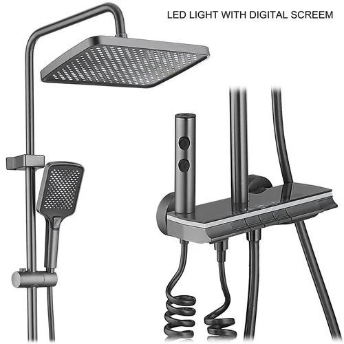 Luxurious Thermostatic Wall Mounted Shower Set