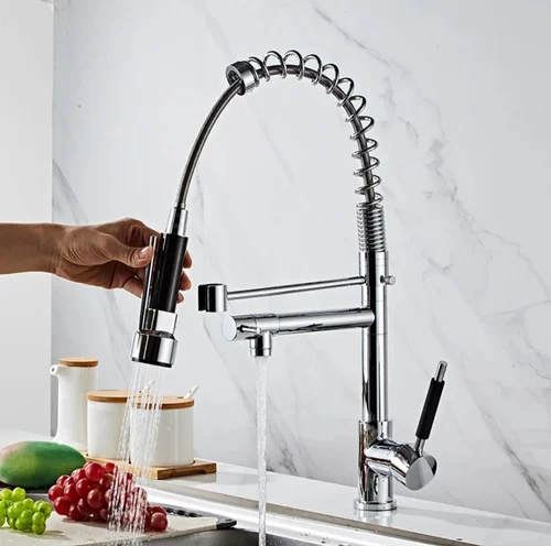 Multifunctional Waterfall Stainless Steel Kitchen Faucet