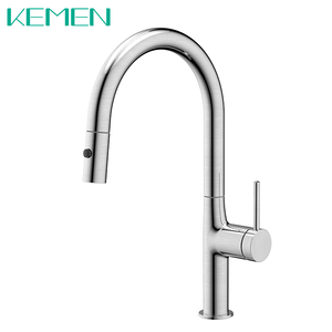 2026 New Single Lever Rotating 304 316 Stainless Steel Pull Down Kitchen Sink Faucet