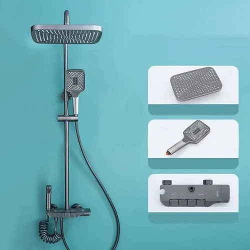 Brass Wallmounted Thermostatic Shower Set