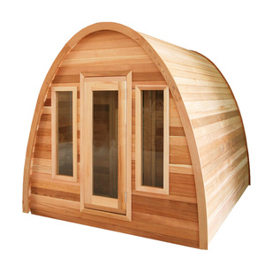 Red Cedar Hemlock Portable Outdoor Mini Sauna Cabin