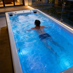 CE Approved Dual Zone Swim Spa Pool Outdoor Balboa System