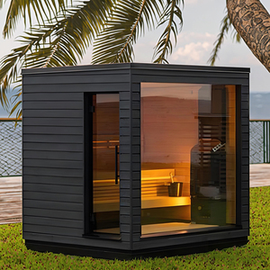 Far Infrared Solid Hemlock Cedar Home Sauna