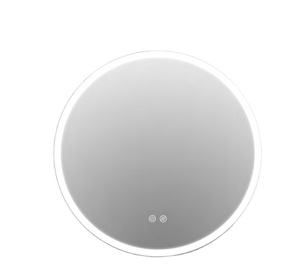 IP44 Frameless Round Backlit LED Mirrors With 3X Magnifying for Making up Mirror