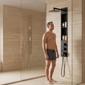 Thermostatic Rain Shower Set SUS304 Stainless Steel